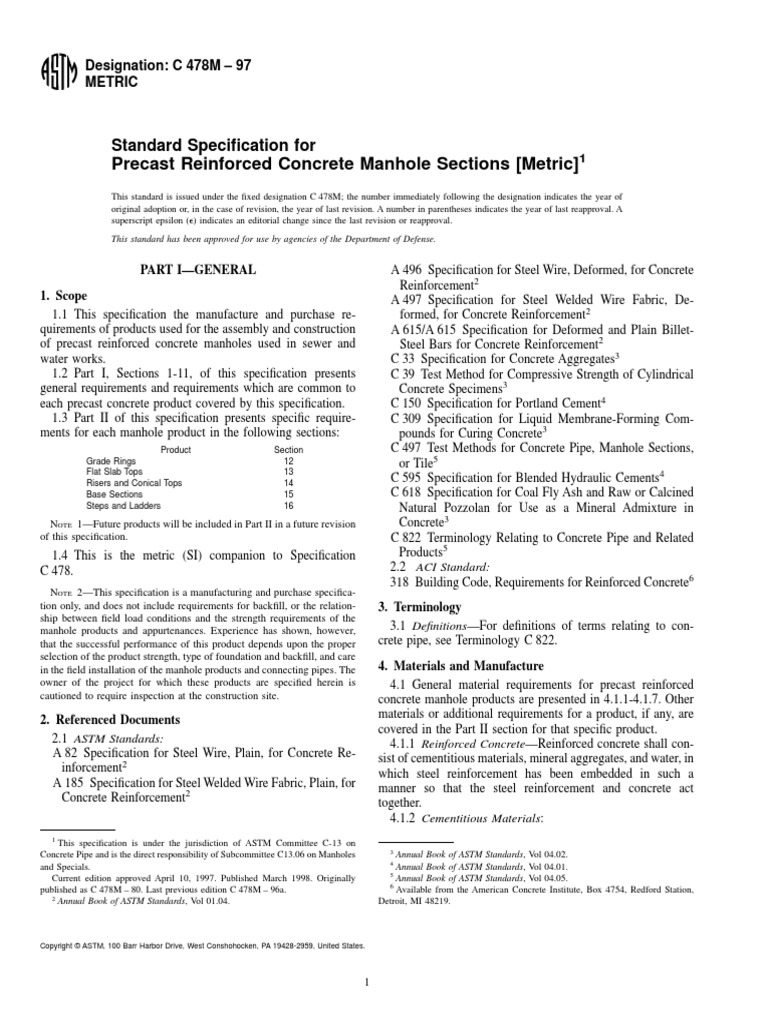 astm c478